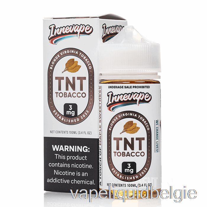 Vape België Tnt Tabak - Innevape E-liquids - 100ml 6mg